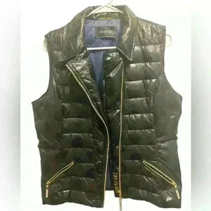 EVA&CLAUDI- Women’s Puffer Vest/ Black/ Size 42 Equivalent To Size L/12